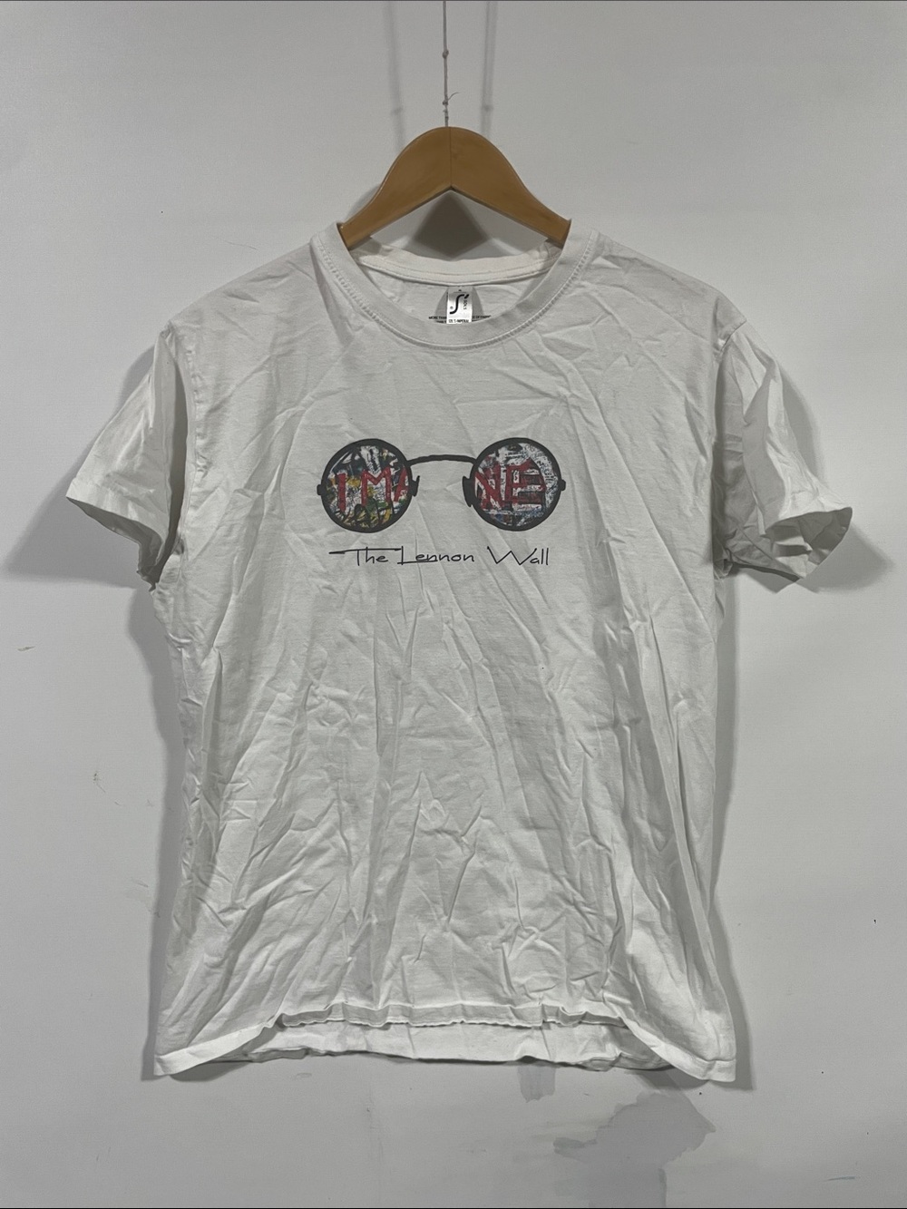 White The Lennon Wall Graphic Tee - Men's Casual Shirt
